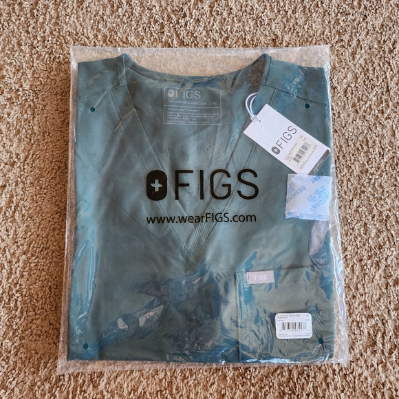 FIGS Forest Green Catarina (XL) - Picture 2 of 8